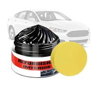 de pulido para interior de coche, restaurador de color de cuero, acondicionador interior de coche, acondicionador de renovación de 100 g, crema de mantenimiento automotriz para manijas de puerta
