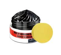 de pulido para interiores de coche, restaurador de color de cuero, acondicionador interior de coche, 100 g, de renovación para asientos delanteros y traseros, manijas de puerta de