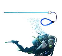 de puntero de buceo, caña multiusos, herramienta subacuática, equipo de buceo portátil, accesorio para hacer ruido, correa de muñeca incluida, dispositivo para exploración de océanos,