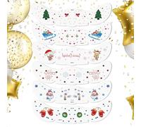 de Purpurina Brillantes 6 Piezas De Decoración Navideña De Purpurina Para