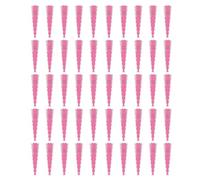 de ramo de un tallo - 4 mil impermeable, 50 piezas, transparente para rosas, embalaje floral resistente para floristería, regalo de graduación de San Valentín