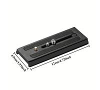 de rápida extendida es compatible con de rápida Manfrotto 501PL adecuada para 500AH/502/701/577, así como compatible con las cabezas de S4/S6