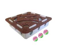 De Rascador para Gato | con Bola Y Fieltro para Actividad Sensorial | Interactivo Gato,Área De Juegos Apartamentos Educación Comportamiento Tiempo Solo Después De