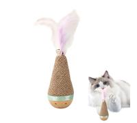 de rascar para Gatos | Juego de sisal para Luchar contra el aburrimiento, Bola de rascado Interactivo y Antideslizante para Gatos, para Entrenamiento de Carreras, Ejercicio, Juego