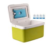 De Refrigeración - Refrigerador De Aislamiento Rígido, Almacenamiento De Viajes Impermeable | De Hielo Portátil De 15L, 37 X 24 X 27 Cm, Mango Duradero para Botellas De Alimentos, Bebidas