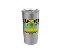 De regalo con bandera de Jamaica para hombres mujeres Vaso térmico de acero inoxidable de doble pared