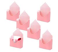 de regalo de San Valentín - Papel, 7,87x2,76x11,61in, Cajas de sobres de ramo, plegables | de regalo de flores con capacidad para bodas, cumpleaños, días festivos