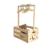 de regalo de Shower con 5 perchas - de madera | Organizador de guardería para salón, dormitorio, , género completo, reunión familiar celebración