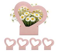 de regalo - Necesidad de floristería | Soporte para flores - Soporte para ramo de flores en forma de corazón - Presentación eficaz a través de la ventana de corazón Calidad Diseño Accesorios