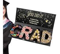 De Regalo Para Graduación: Contenedor De Papel Premium Para Bricolaje, Juego De De Graduación De 300 G, Paneles Decorativos Del 2026, Diseño Plegable De Papel | Decoración Del Favor