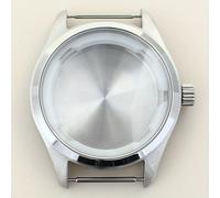 de Reloj para Hombre de 40mm Plateado Cepillado y , Compatible con , , , NH38, Movimiento Automático, para Buceo