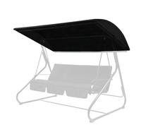 de repuesto para canopy | Waterproof UV-Resistant Hammock Shade, Outdoor Patio Swing Canopy Replacement Top Cover - For Garden Deck Yard Park 3-Seat Furniture