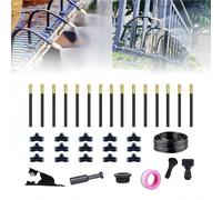 De Riego Automático For Jardín Con Curvatura De 360°, Kit De Goteo De 5,9 M, 10,1 M, 14,9 M Y 19,8 M, Riego Automático(49.2Ft Set (49.2Ft hose+15 Nozzles))