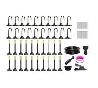 de riego para jardín - Kit de riego exterior para dispositivo automático a ajustable, rociador para invernadero, árboles y cultivo hidropónico