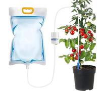de riego para plantas - de agua de 3,5 l con flujo de agua regulado, dispositivo de hidratación con manguera larga, fertilización uniforme del suelo, fácil de usar, soporte para plantas