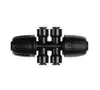 de riego por : accesorios de distribución de manguera de 6 vías, conectores a prueba de fugas para riego | Para jardín, invernadero, paisaje, patio trasero, parterres, granjas, césped