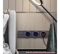 de riel de toma de corriente móvil de riel de alta potencia de 8000 W Regleta sin cables Riel deslizante Compartimento de administración de cables Proyectos de mejoras para el (Tipo oculto y 40 cm.)