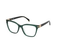 DE RIGO VISION ESPAÑA OPT.FRAMES TOUS - MAT: Acetate-C: GREEN TOP+WHITE+GREEN+SHINY TRANSP.GREEN D: 140x16 / Female