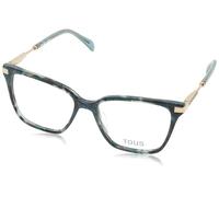 DE RIGO VISION ESPAÑA PLASTIC OPT.FRAME TOUS - MAT: Cellulose acetate_C: BLACK/TURQUOISE W/COLOURED GIVENCHY D: 140x16 / Female