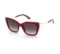 Nina Ricci Mujer SNR436 09GR Gafas de sol Acetato Rojo Marrón Cuadrada Normal Sombreado