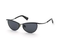 Nina Ricci Mujer SNR406 530 Gafas de sol Metal Negro Fumar Cat Eye Normal