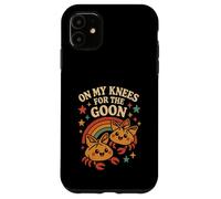 De Rodillas para el Goon Crab Rangoon Meme Dumb Gooning Carcasa para iPhone 11