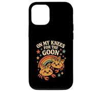 De Rodillas para el Goon Crab Rangoon Meme Dumb Gooning Carcasa para iPhone 12/12 Pro