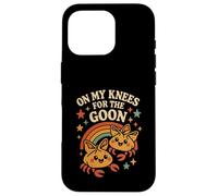 De Rodillas para el Goon Crab Rangoon Meme Dumb Gooning Carcasa para iPhone 16 Pro