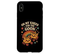 De Rodillas para el Goon Crab Rangoon Meme Dumb Gooning Carcasa para iPhone XS MAX