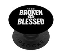De Roto a bendecir la fe Cristiana inspiradora PopSockets PopGrip Adhesivo
