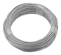 De Ruck Zuck Cable de Acero galvanizado, diámetro de 3 mm, Longitud 10 m, 6 x 7 ventilación, 190389