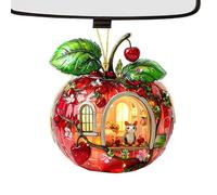 de San Valentín para árboles, de San Valentín, Colgante Decorativo para Interiores de Coche, Ornamento de Coche de casa de Frutas de Animales, Accesorios de Coche de acrílico 2D