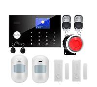 De Seguridad Inteligente La Alarma Con El Control Del App Tuya Sensor Movimiento Compatible para Apartamento(W7B2)