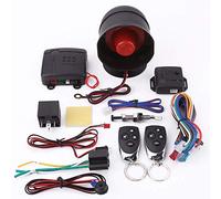 de Seguridad para automóvil, de protección de Seguridad de Alarma para automóvil Universal Entrada sin Llave con 2 Controles remotos Sirena
