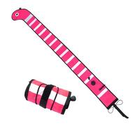 de Seguridad para Buceo, Reflectante, marcadora, Flotador de Nailon de Alta Visibilidad, Equipo de señal de esnórquel de transición sin Problemas para Pesca con Lanza, Conciencia en