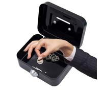 de seguridad para dinero | de seguridad de metal mini de hucha - de dinero resistente banco de monedas de metal para niños, adultos, ven