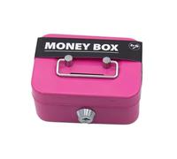 de Seguridad para Dinero,Mini de Seguridad con Cerradura de Llave, Cerradura Segura, Banco de Dinero - de para, Banco de Monedas de Metal Resistente para colección de Monedas, niños y ad