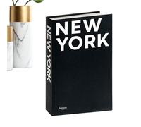 de seguridad para libros de segura, almacenamiento de dinero oculto con bloqueo de seguridad, portátil falso libro seguro para joyas y valorables, ideal para el hogar, oficina, apartamento