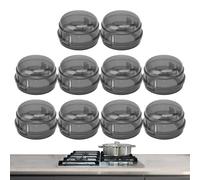 de seguridad para perillas de cocina, perillas a prueba de niños para cocinas - Cubre la estufa Cerraduras de estufa | 10 cerraduras para hornillo, tapón de seguridad para fo