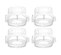 de seguridad para perillas de estufa, 4 protectores resistentes al calor, fundas de seguridad para pomos de estufa, para horno, electrodomésticos, personas mayores, niños, mujeres y hombres