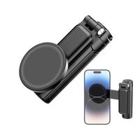 de Selfie magnético: Trípode Plegable con extensión, Soporte telescópico de Secciones para filmar | Marco de aleación ABS Resistente, Compacto y Ligero, ángulo Ajustable con Control Remoto