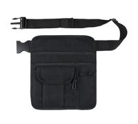 de servicio duradera para camarero de restaurante | Delantal de restaurante con para dinero | para camarero para bares, restaurantes y hoteles | de almacenamiento para el pe, Negro
