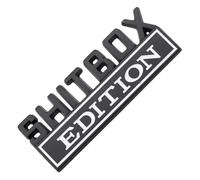 de Shitbox Edition - Emblemas de Coche 3D diseño Shitbox para decoración de vehículos | calcomanía autoadhesiva Divertida para la Parte Trasera del automóvil, calcomanía Creativa para