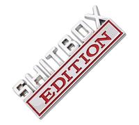 de Shitbox Edition - Emblemas de Coche 3D diseño Shitbox para decoración de vehículos | calcomanía autoadhesiva Divertida para la Parte Trasera del automóvil, calcomanía Creativa para