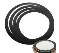 de silencio de tambor - de mano de percusión de 16 pulgadas, anillos de tambor de percusión, amortiguadores, suministro de silencio, suministro de práctica de tambores para miembros de