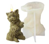 de silicona 3D sobre Kxia Cat Candle Model, 3D Candle Making Mould, Easy Release, 5,6 x 3,93 pulgadas Epoxy Resin Casting for Aromatherapy Candles and Handmade Soap