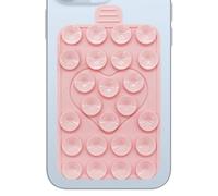 de silicona con portátil para teléfono, agarre fuerte | Love - Soporte de teléfono con ventosa fuerte, accesorio universal para móvil, se adapta a varios móviles para ver videos