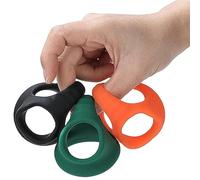 de silicona elástica para hombres, juguetes sexuales, ensanchador de bolas, ensanchador de bolas, anillos para pene, funda de anillo para glande para hombres, juguetes sexuales para retrasar(Green)