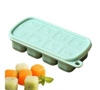 de silicona estándar de 5,91 pulgadas | Molde flexible de silicona - Accesorio para congelador de fácil liberación - La bandeja base duradera de PP garantiza que no se torceda