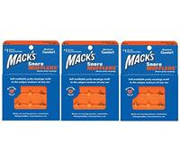 De silicona para Macks Snore frente a silenciadores moldeable de masa de tapones para los oídos 6 de pares de formas de marcos de 5 x (18 de pares de formas de)